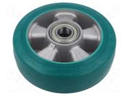 Transport wheel; Ø: 160mm; W: 50mm; hub with ball bearings; 560kg ELESA+GANTER
