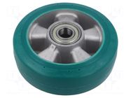 Transport wheel; Ø: 160mm; W: 50mm; hub with ball bearings; 560kg ELESA+GANTER