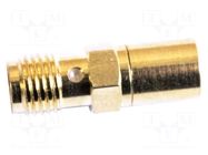 Adapter; 19mm; Insulation: PTFE; SMA female,SMB female; 50Ω; 4GHz MUELLER ELECTRIC