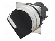 Switch: rotary; 22mm; Stabl.pos: 2; black; none; prominent; A22NZ OMRON