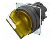 Switch: rotary; 22mm; Stabl.pos: 2; yellow; prominent; A22NZ; Pos: 2 OMRON