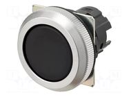 Switch: push-button; 30mm; black; Pushbutton: flat; A30NZ; Ø30.5mm OMRON
