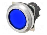 Switch: push-button; 30mm; blue; Pushbutton: flat; A30NZ; Ø30.5mm OMRON