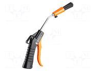 Air blow gun; with a brush; 97dBA; Pneumatic connection: 1/4" NEO TOOLS
