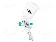 Spray gun; 350l/min; Pneumatic connection: 1/4"; max.4bar; 0.6l NEO TOOLS