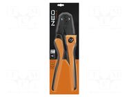 Tool: for crimping; non-insulated terminals; 22AWG÷12AWG; 250mm NEO TOOLS