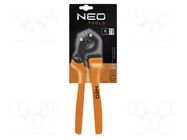 Tool: for crimping; insulated terminals; 22AWG÷10AWG; 250mm NEO TOOLS