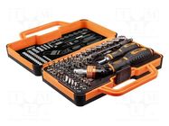 Kit: screwdriver bits; Kit: 1/4' bits,screwdriving grip; bag NEO TOOLS