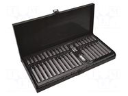 Kit: screwdriver bits; hex key,spline (12-angles),Torx®; bag NEO TOOLS