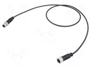 Cable: for sensors/automation; PIN: 3; plug; PUR; 1m HARTING