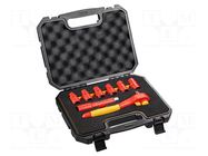 Wrench-set; 6-angles,insulated,socket spanner; Mounting: 1/2" NEO TOOLS