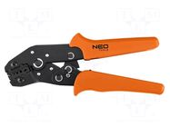 Tool: for crimping; insulated solder sleeves; 0.25÷6mm2 NEO TOOLS