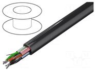 Wire; 3x2x22AWG; stranded; Cu; LSZH; chrome; 305m; CPR: Cca; 300V BELDEN