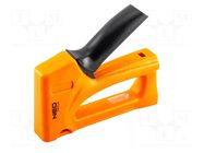 Stapler; width staples: 4-8 mm; ABS; upholstery works NEO TOOLS