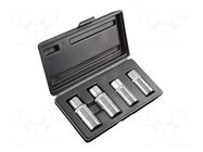 Kit: roller stud extractor; 6mm,8mm,10mm,12mm; 4pcs. NEO TOOLS
