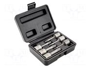 Kit: screw extractor; 6pcs. NEO TOOLS