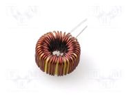 Inductor: wire; THT; 68uH; 1A; 77mΩ; Inductor: toroidal; Ø: 14mm TALEMA