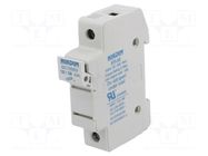 Fuse holder; 10x38mm; for DIN rail mounting; 32A NIKDIM LTD