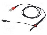 Probe: for oscilloscope; high voltage; 300MHz; 100: 1; 2kV; 1.2ns TESTEC