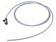 Connector: M12; plug; female; PIN: 5; angled; cables; 2m HARTING