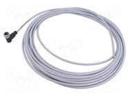 Connector: M12; plug; female; PIN: 4; angled; cables; 10m HARTING