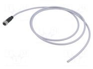 Connector: M12; plug; female; PIN: 5; straight; cables; 1.5m HARTING