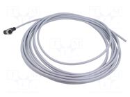 Connector: M12; plug; female; PIN: 5; angled; cables; 7.5m HARTING