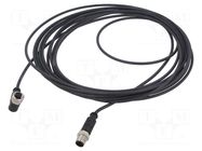 Cable: for sensors/automation; PIN: 4; plug; PUR; 7.5m HARTING