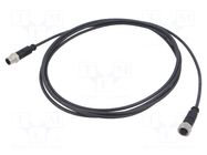 Cable: for sensors/automation; PIN: 4; plug; PUR; 3m HARTING