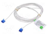 Patch cord; RJ45 plug,both sides; U/UTP; 6a; stranded; Cu; 5m LOGILINK