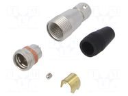 Connector: circular; plug; male; HR25; 1A; PIN: 6; straight; 30VAC HIROSE