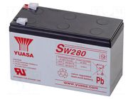 Re-battery: acid-lead; 12V; 9Ah; AGM; maintenance-free; 280W YUASA