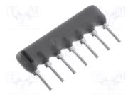 Resistor network: X; 10kΩ; ±2%; No.of resistors: 6; -55÷125°C; THT ROYALOHM
