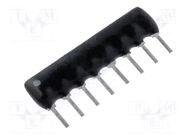 Resistor network: X; ±2%; 10kΩ; No.of resistors: 7; -55÷125°C; THT ROYALOHM