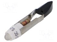 LED lamp; white; T5,5; 12VDC; 12VAC; No.of diodes: 1 EAO