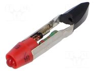 LED lamp; red; T5,5; 24VDC; 24VAC; No.of diodes: 1 EAO