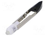 LED lamp; white; T6,8; 24VDC; 24VAC; No.of diodes: 1 EAO