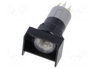 Switch: body; 16mm; Stabl.pos: 1; NO; 51; Pos: 2; Ø16.2mm; rectangular EAO