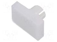 Actuator lens; 16mm; 51; white; plastic; Face dim: 15.3x21.5mm EAO