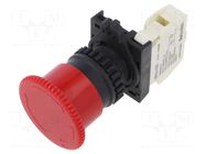 Switch: emergency stop; 22mm; Stabl.pos: 2; NC; red; mushroom; SF2ER AUTONICS