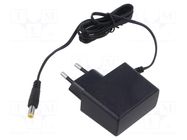 Power supply: switching; mains,plug-in; 9VDC; 1A; 9W; Out: 5,5/2,1 ESPE
