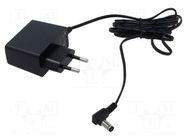 Power supply: switching; mains,plug-in; 9VDC; 1A; 9W; Out: 5,5/2,5 ESPE