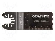 Hacksaw blade; BOSCH,metal,multitool; 34mm GRAPHITE