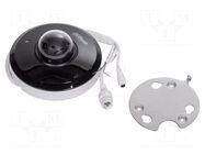 Camera: CCTV IP; Dim: Ø128x65.7mm; white-black; -30÷60°C; IP66 DAHUA