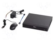 Accessories: video recorder; 260x237.8x47.6mm; black; -10÷55°C DAHUA