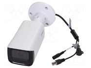 Camera: CCTV IP; Dim: 244.1x90.4x90.4mm; white-black; -30÷60°C DAHUA