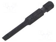 Screwdriver bit; slot; 4x0.5mm; Overall len: 50mm KING TONY