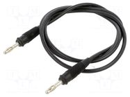 Test lead; 60VDC; 30VAC; 16A; banana plug 4mm,both sides; Len: 1m HIRSCHMANN T&M