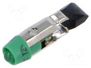 LED lamp; green; T5,5K; 24VDC; 24VAC; plastic; 3mm; -20÷60°C CML INNOVATIVE TECHNOLOGIES