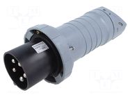 Connector: AC supply 3-phase; plug; male; PIN: 5; 125A; IP&S; IP69K AMPHENOL